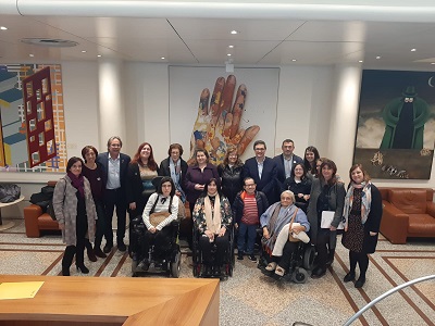  Foto en el acto de votación del Senado