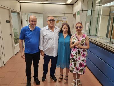 De izquierda a derecha Fran Sanchez, Blas Iranzo, Rafi Perez I Rosa Monreal