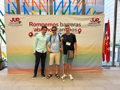 Nuestros compañeros , Francesc Ganau , Pere Pané y Aleix Marcoval asistieron al congreso de JUP