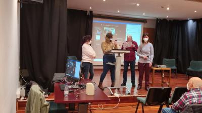 Rafi Perez,Arantxa Vallespi,Fran Sanchez y Raquel Saavedra