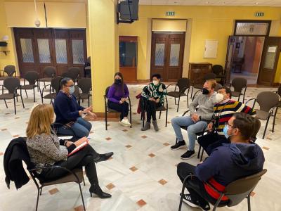 Participantes a la formación de UP