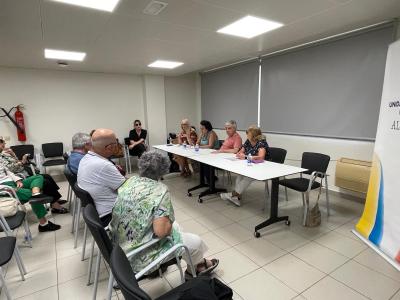 los miembros de la Comisión de agrupación de SUPO Alicante reunidos.