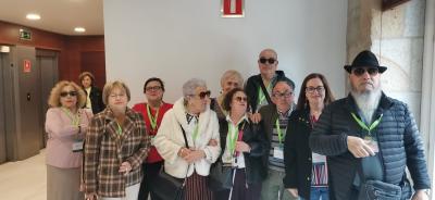 Imagen de un grupo de personas de la comisión de SUPO Vigo Pontevedra en el congreso de CEOMA celebrado en Vigo.