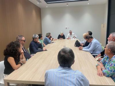 Fotografía en la que se muestra al nuevo equipo de la Comisión de SUPO GIRONA