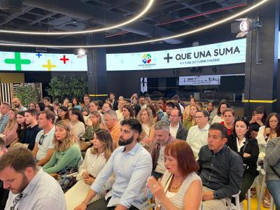 Asistentes segundo encuentro con trabajadores y trabajadoras afiliados del Grupo Social ONCE
