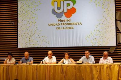 EN LA MESA DE PONENTES DE IZQUIERDA A DERECHO, LA PRESIDENTA DEL CONSEJO TERRITORIAL TERESA RODRIGUEZ PECO, DAVID OLALLA, EUGENIO PRIETO, BARBARA PALAU, LUIS MIGUEL LÓPEZ Y LUIS NATALIO ROYO (DELEGADO TERRITORIAL). 