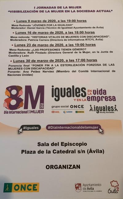 Cartel I jornadas mujer
