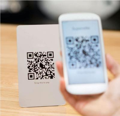 Foto de escaneado el código QR