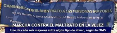 Nuestros seniors se suman a la marcha por el respeto a los derechos de los mayores