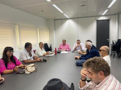 MIembros de la Comisión Ejecutiva de SUPO Sevila en el transcurso de la sesión formativa