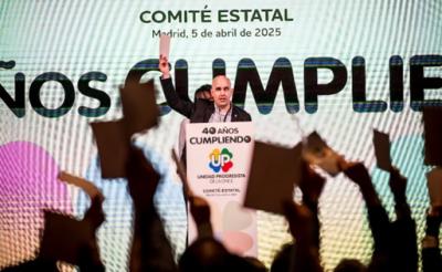 Paco Gallego Votación Comité Estatal UP