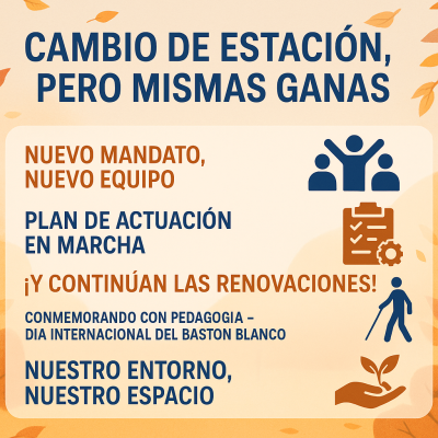 Cambio de estación, equipo renovado, plan en marcha, conmemoración y cuidado del entorno