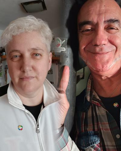 Foto de Ángel Céspedes y Noelia Carpintero.