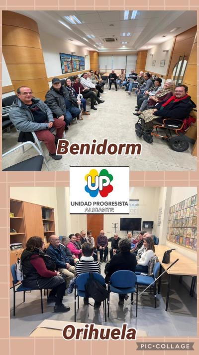 Participantes en la formación de Orihuela y Benidorm