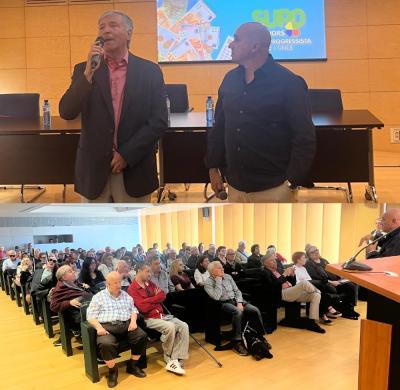 Imagenes de la sala durante la conferencia