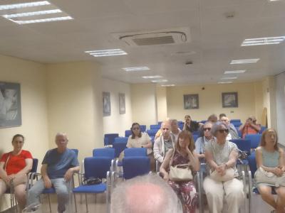 La sala 426 con una panorámica de los asistentes a la reunión de SUPO