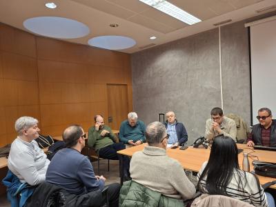 Ponentes de la charla para conmemorar el 25 de noviembre