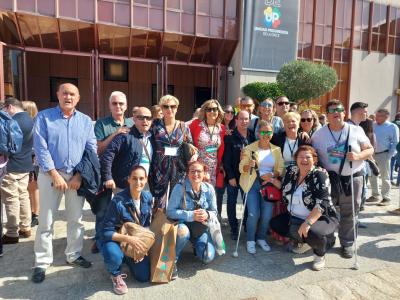 Miembros de UP Almería en el congreso de UP