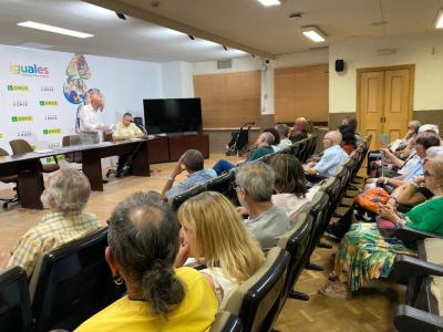 Foto panorámica de los asistentes durante la Asamblea