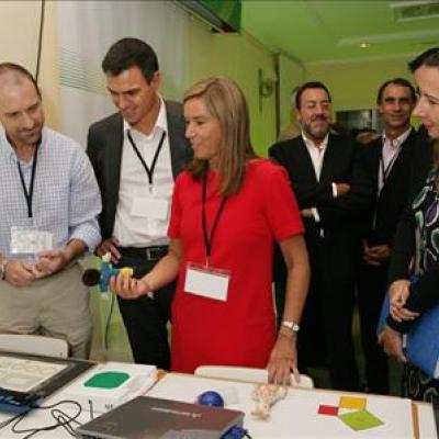 Ana Mato, Pedro Sánchez, Patricia Sanz y Miguel Carballeda