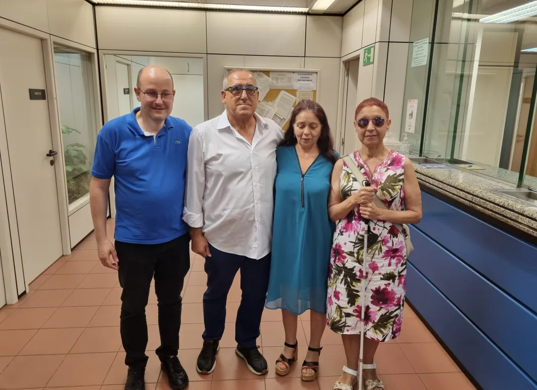 De izquierda a derecha Fran Sanchez, Blas Iranzo, Rafi Perez I Rosa Monreal