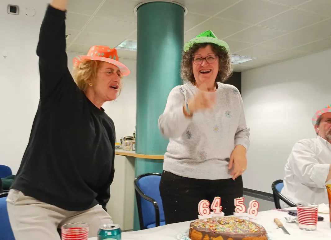 Carmen Lurdes, y Pilar celebraron su cumpleaños