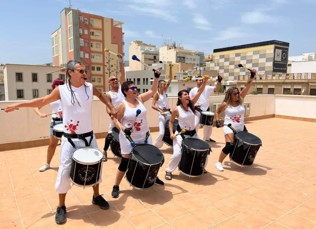 Participantes en UP en blanco