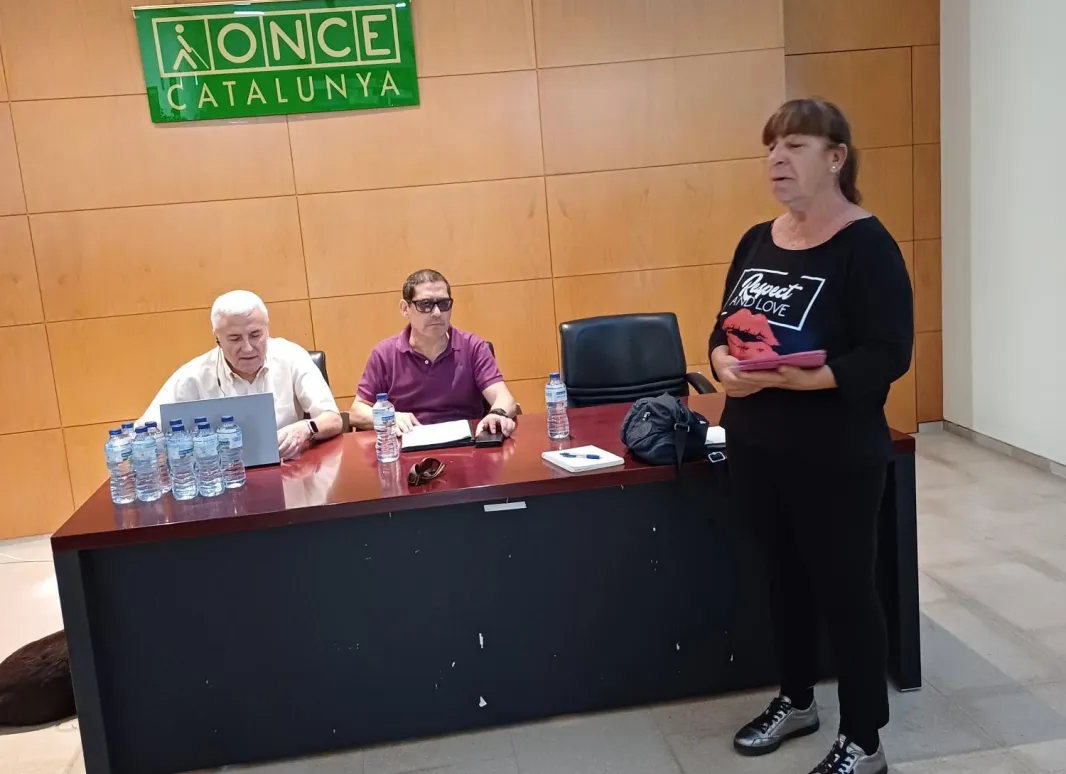 Presidenta CSA SUPO GIRONA con Xavier Grau y Antonio Romero