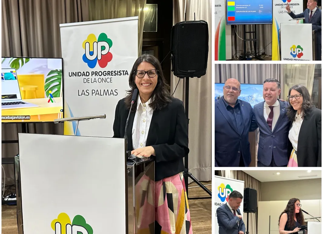 Diferentes fotos de personas más representativas de Unidad Progresista Las Palmas y el alcalde de Gáldar, que estuvieron en la Cena del Progreso.