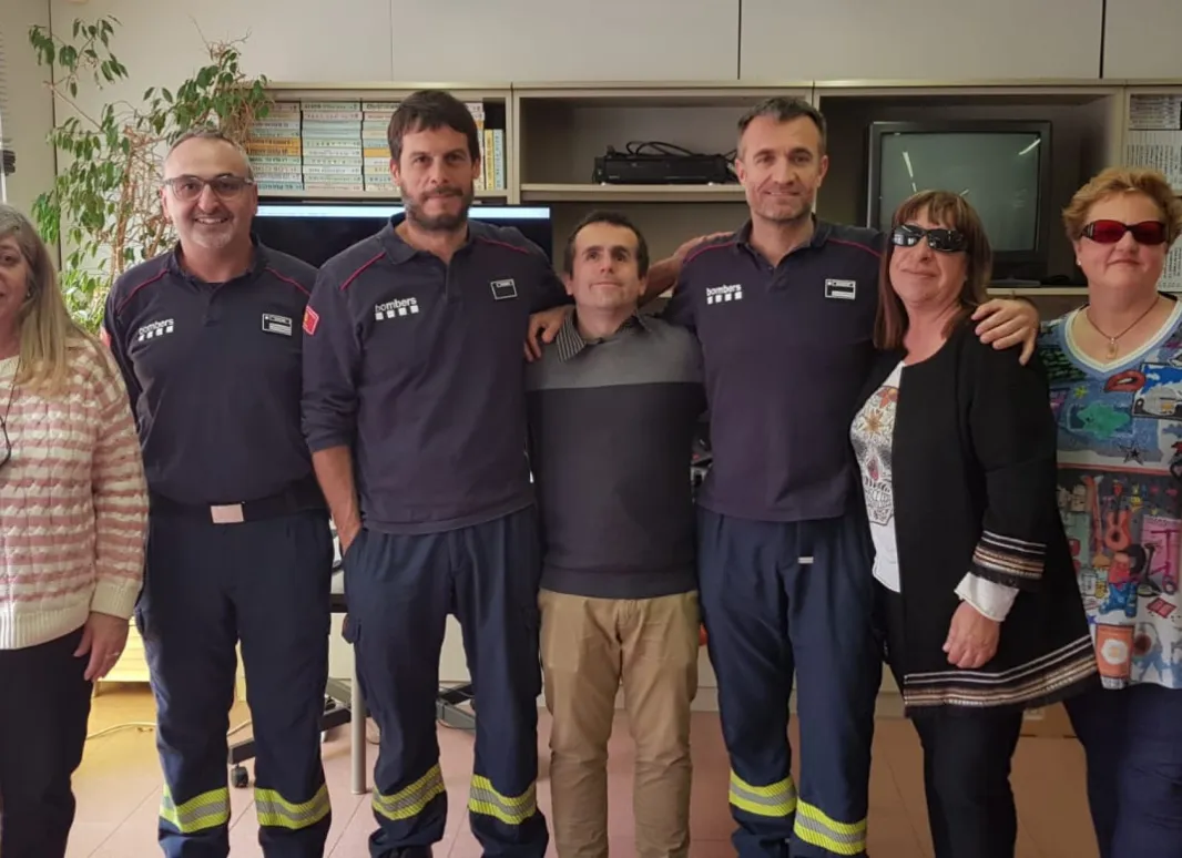 PRESIDENTA Y SECRETARIAS DE LA CSA SUPO Y SECRETARIO GENERAL DE UP DE GIRONA