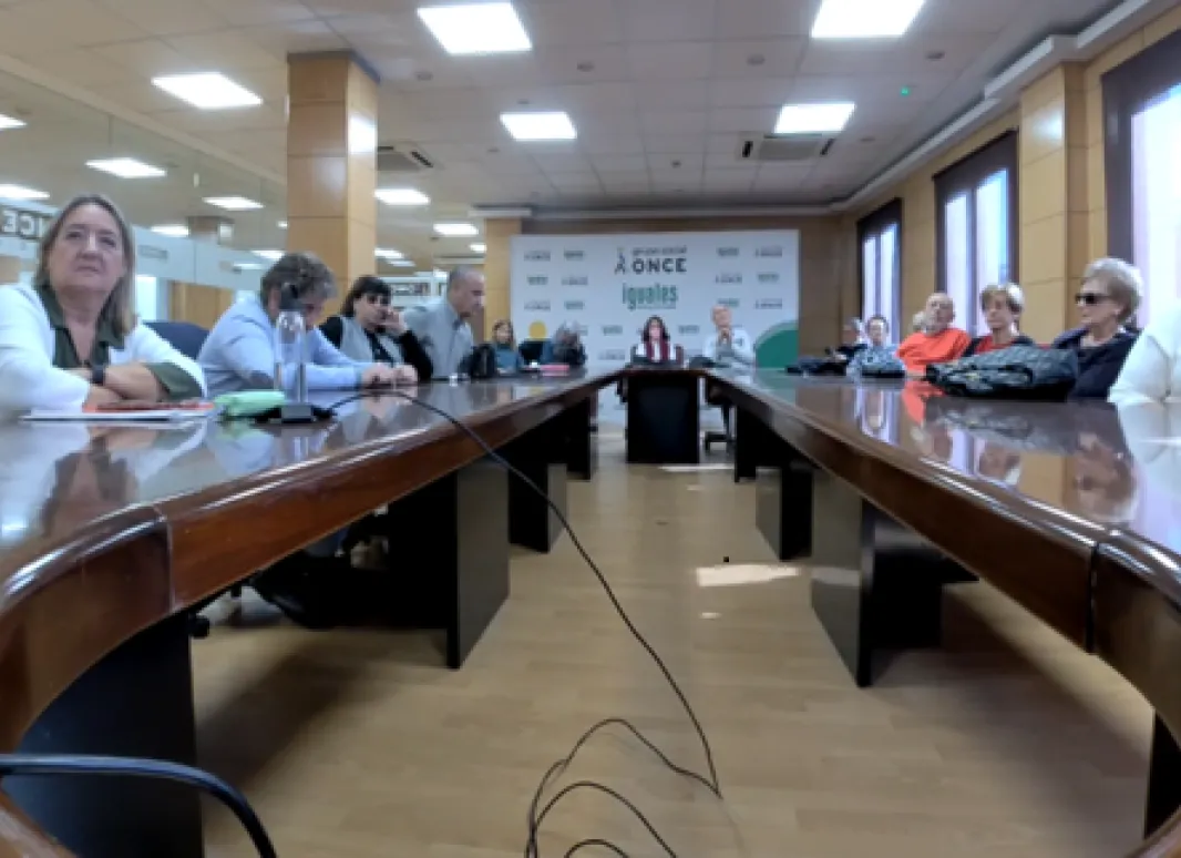 Imagen de la sección de SUPO durante la conferencia