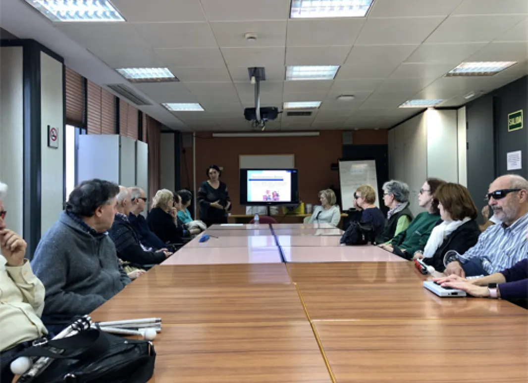 Foto de la charla