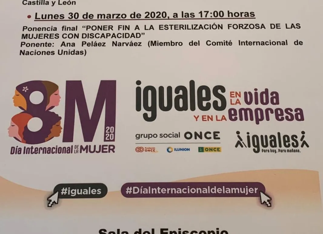  Cartel I jornadas mujer
