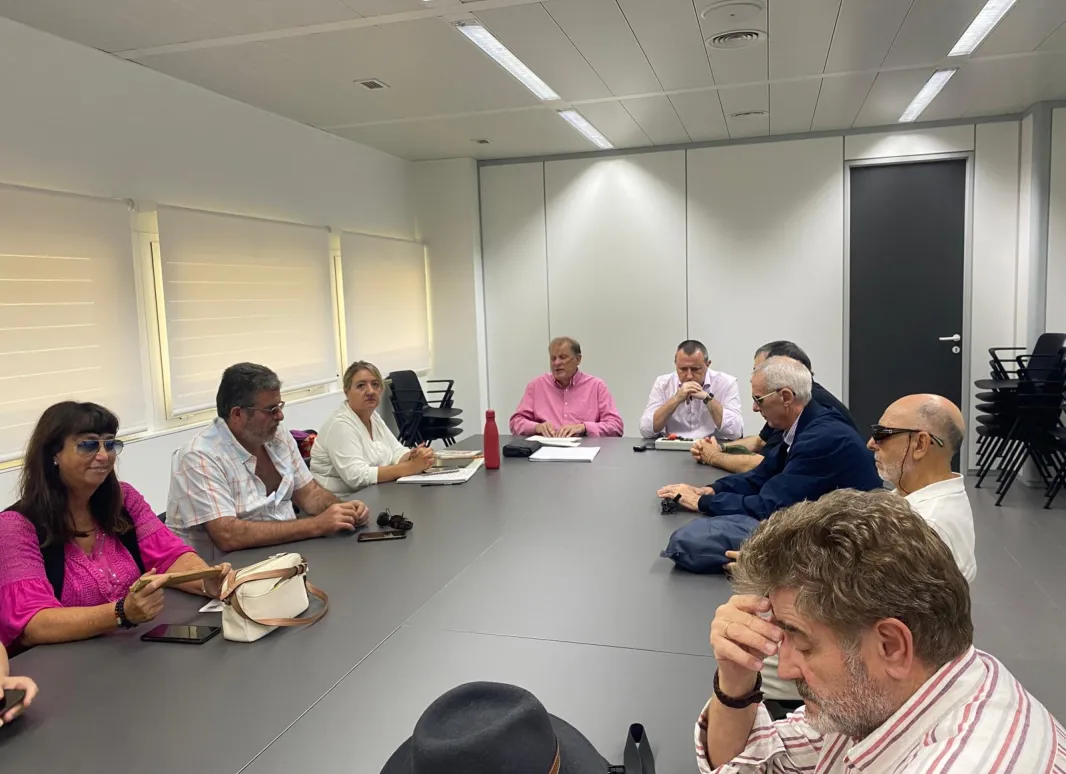MIembros de la Comisión Ejecutiva de SUPO Sevila en el transcurso de la sesión formativa