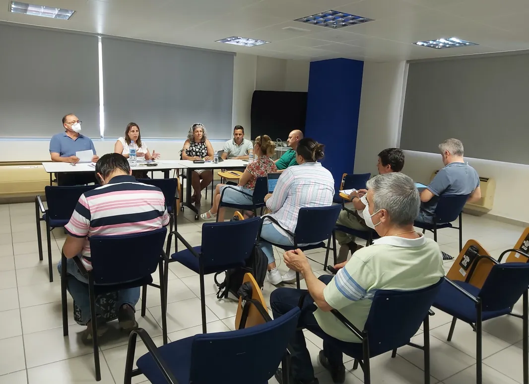 Sesiones de trabajo de UP, para debatir las enmiendas.