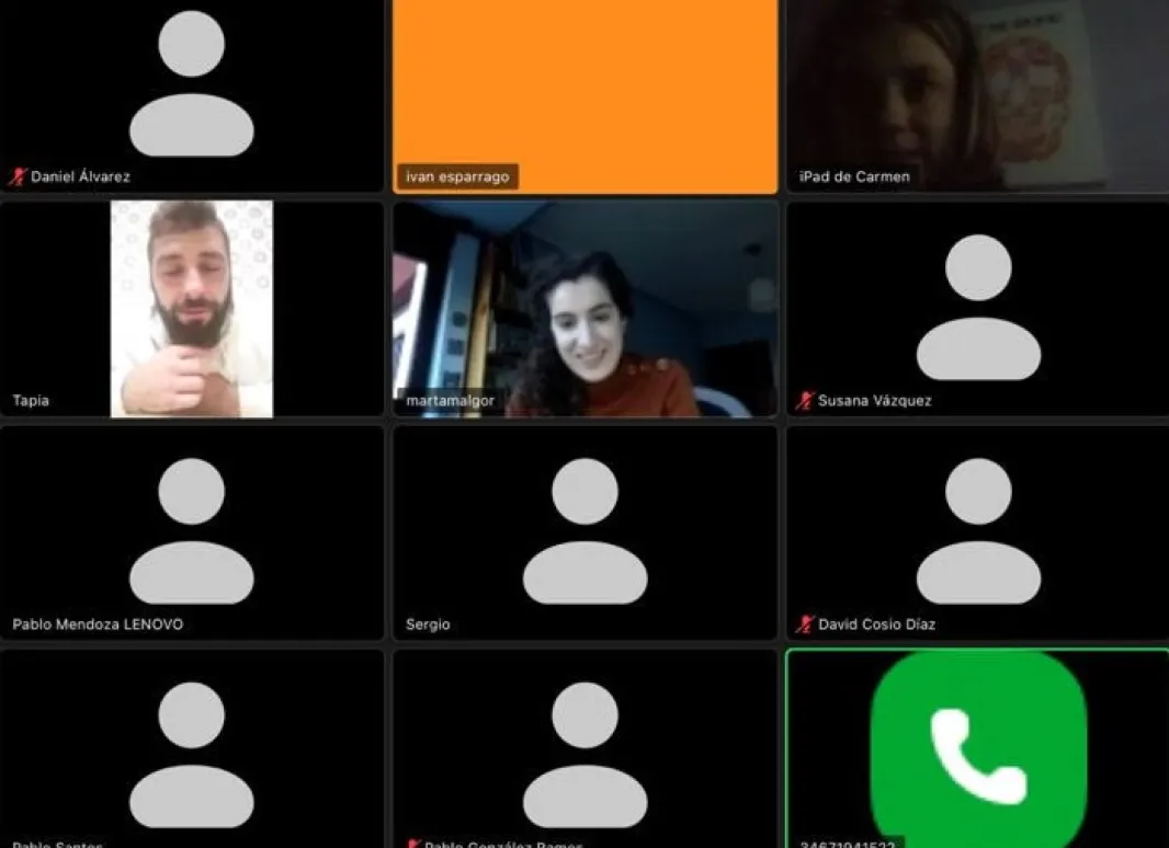 Captura plataforma Zoom