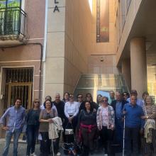 Todos los participantes posando en la ciudad de Orihuela