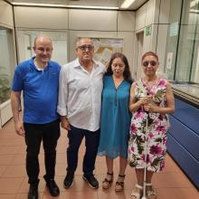 De izquierda a derecha Fran Sanchez, Blas Iranzo, Rafi Perez I Rosa Monreal