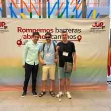 Nuestros compañeros , Francesc Ganau , Pere Pané y Aleix Marcoval asistieron al congreso de JUP