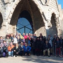 IMAGEN DEL GRUPO EN EL EXTERIOR DELA ERMITA DE MONTFERRI