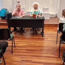 La Dra Quilez durante la conferencia
