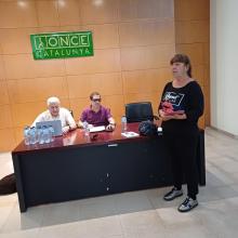 Presidenta CSA SUPO GIRONA con Xavier Grau y Antonio Romero