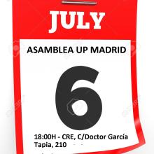 iMAGEN HOJA DE CALENDARIO, DÍA 6 DE JULIO, A LAS 18:30H EN EL CRE DE LA ONCE EN MADRID 