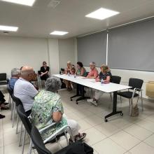 los miembros de la Comisión de agrupación de SUPO Alicante reunidos.