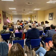 Foto panorámica de la reunión de la ejecutiva 