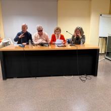 En una mesa de ponentes los y las responsables de SUPO Madrid