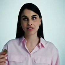 Fotograma del spot en el que aparece la actriz Beatriz González del Amo