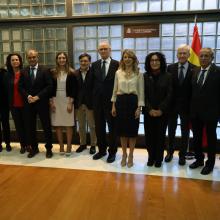 Foto de familia del acto en el CES