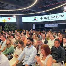 Asistentes segundo encuentro con trabajadores y trabajadoras afiliados del Grupo Social ONCE