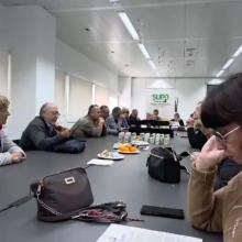 Imagen de los participantes en la Sala Comprmiso del CRE de Sevila durante el desarrollo de la CSA de SUPO